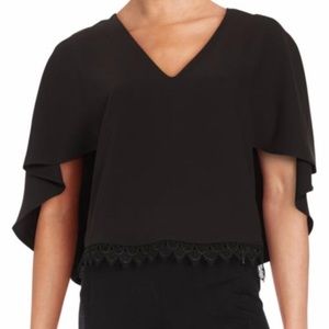 Lovers + friends capelet top NWT